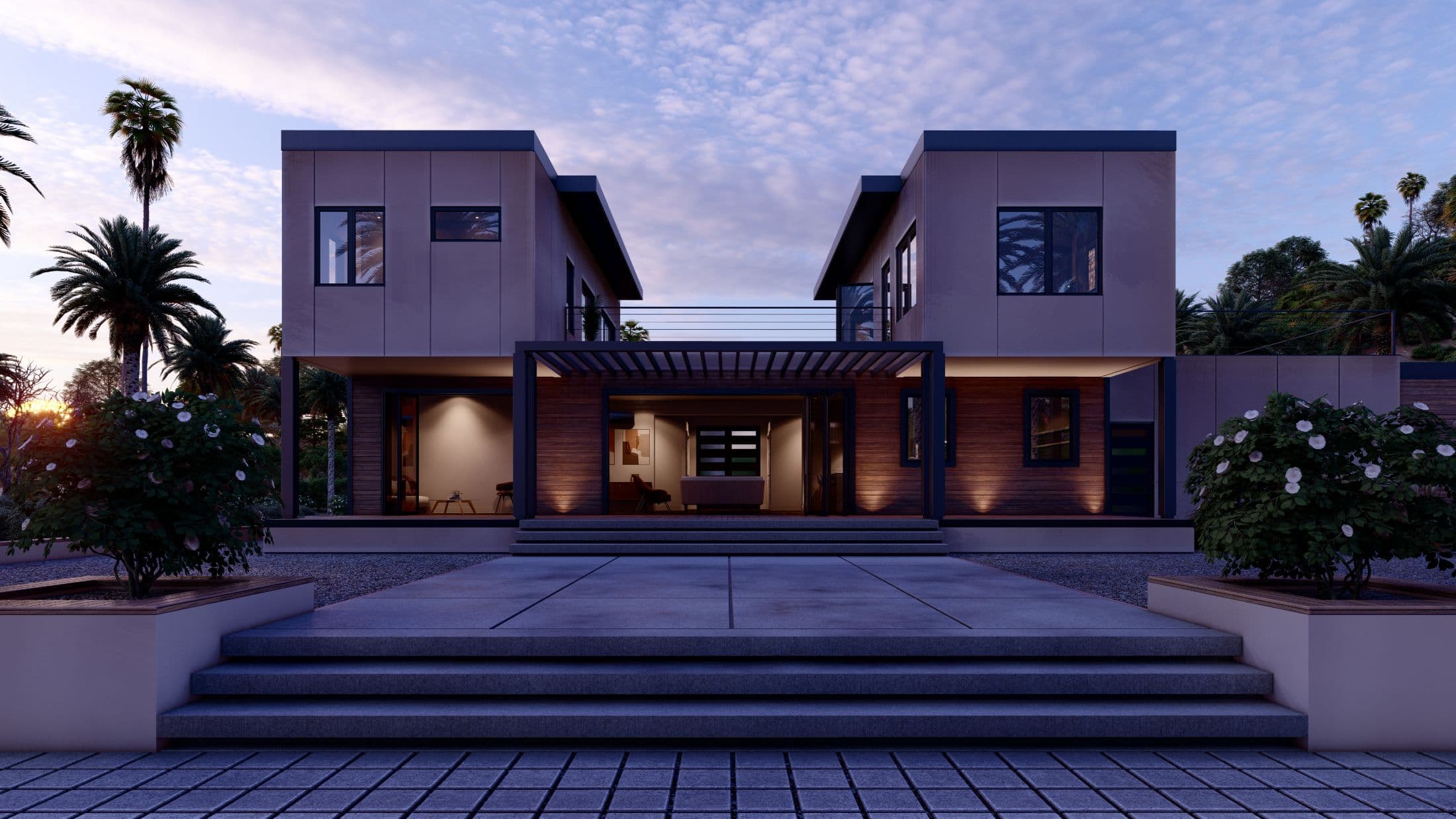 Model 30 exterior home features