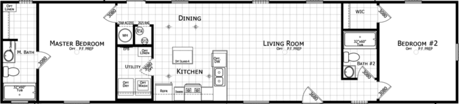 Montego floor plan home features
