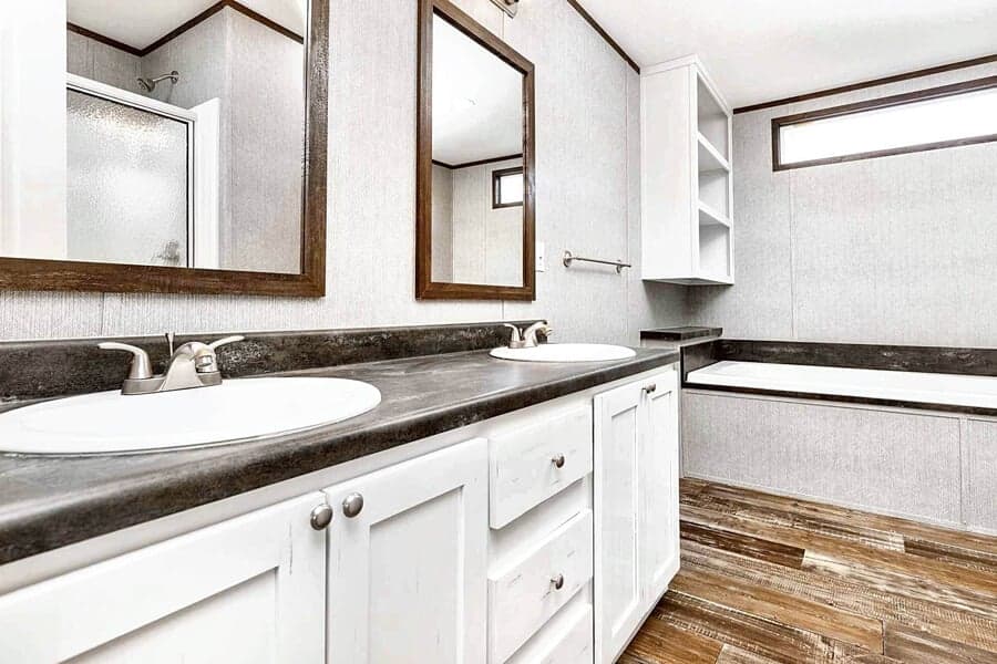 The whitehaven bathroom home features
