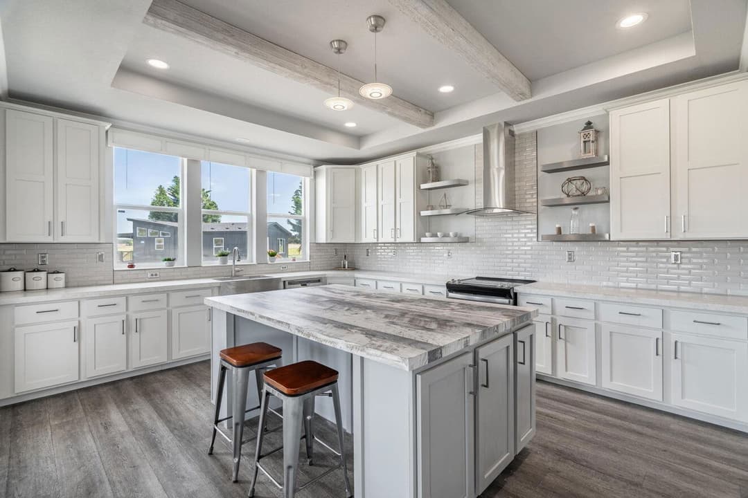 The ranch house 30683r kitchen home features