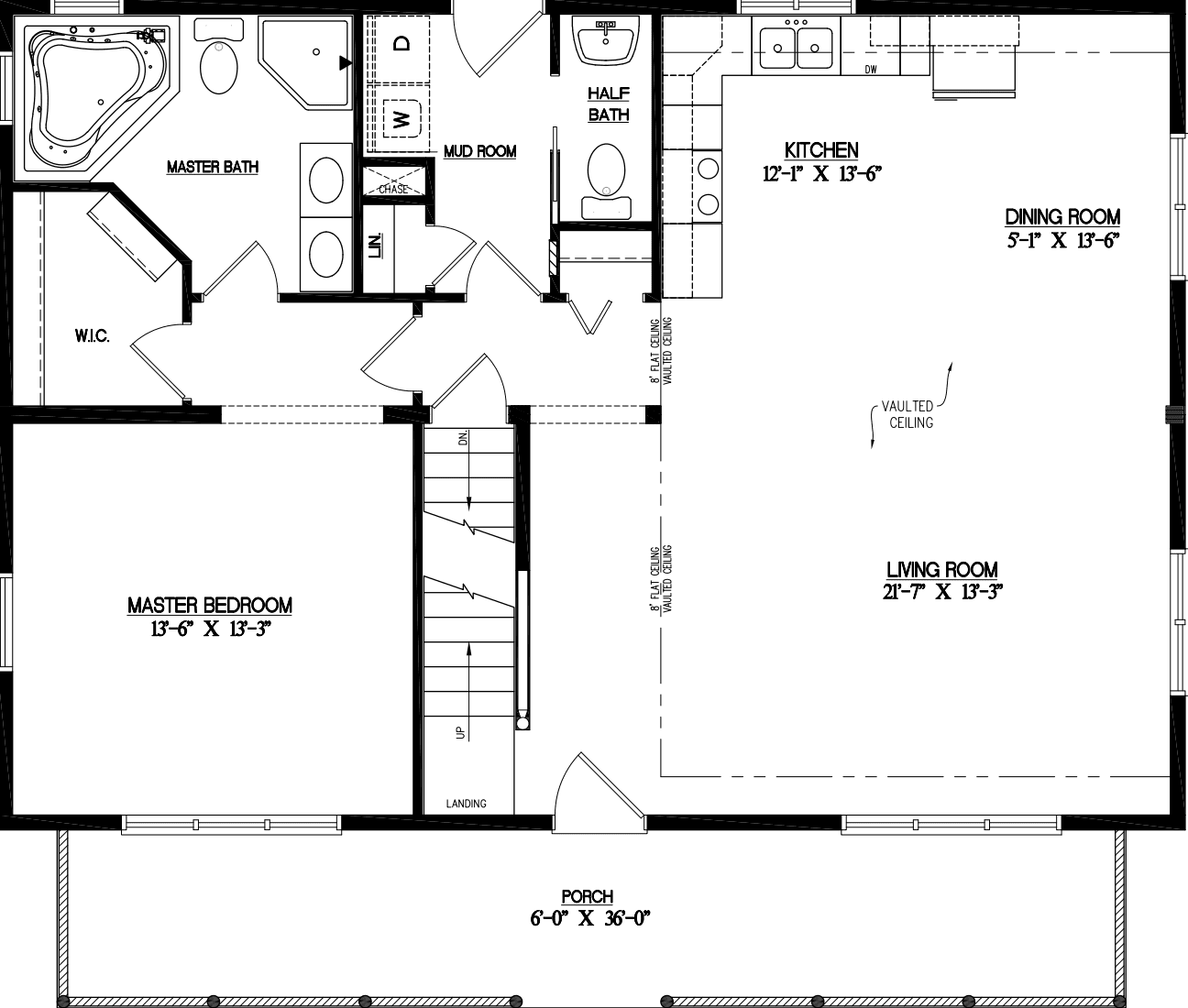 Glacier 2840 floor plan home features