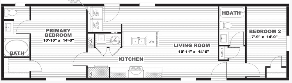 Lewis floor plan home features