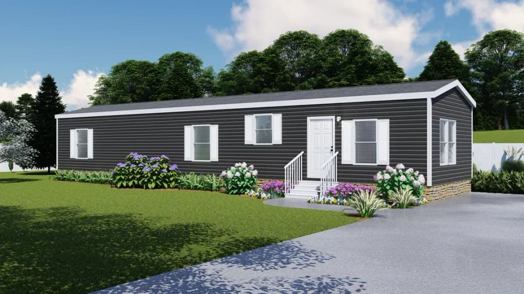 The lodge hero, elevation, and exterior home features