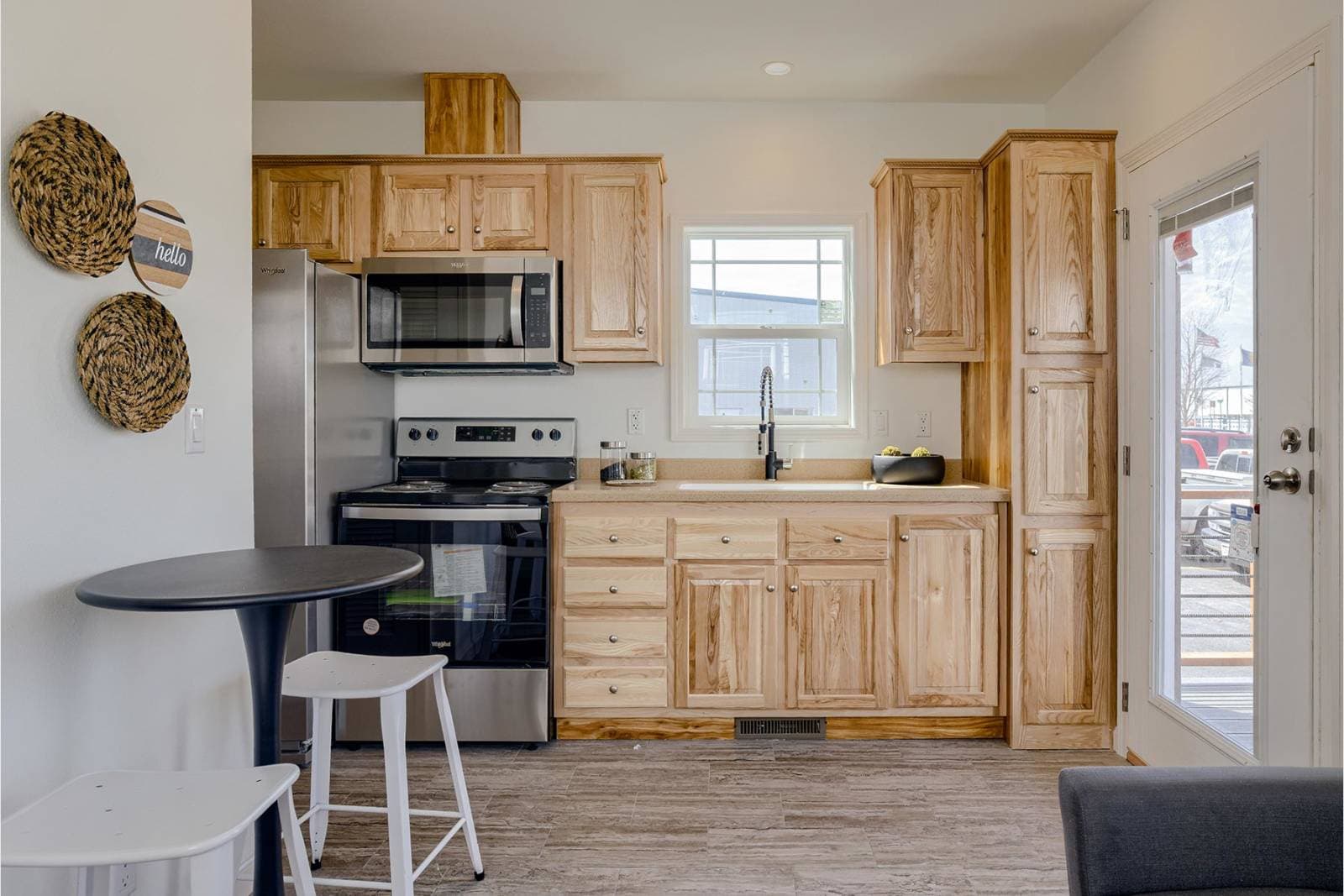 Urban cottage kitchen home features