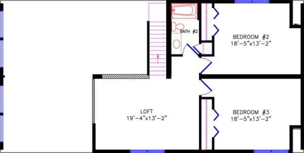 Loft 4790 interior home features