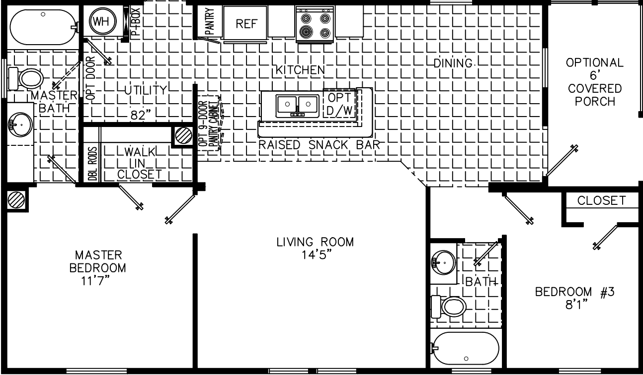 Gail flower 2640 floor plan home features