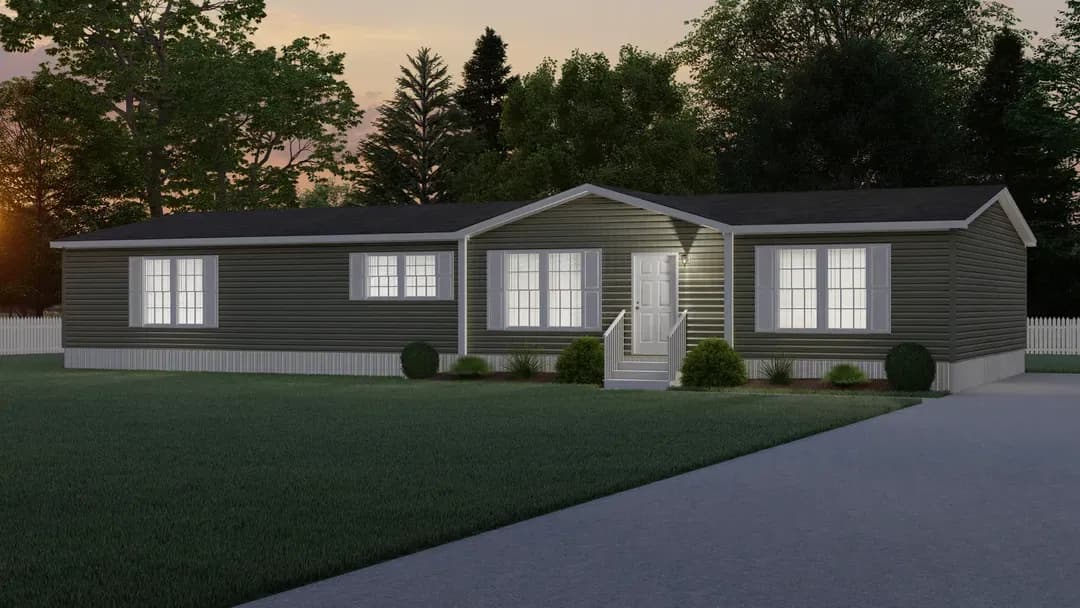 The ingram elevation and exterior home features