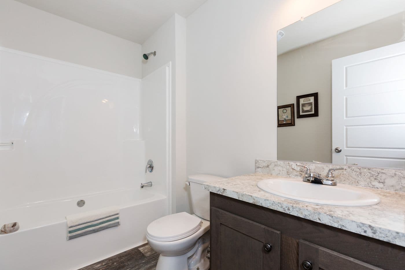 Spring meadow bathroom home features