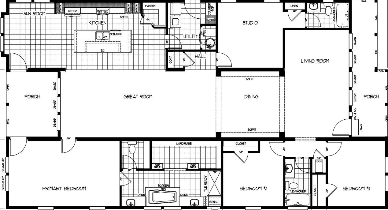Rc4072a floor plan home features
