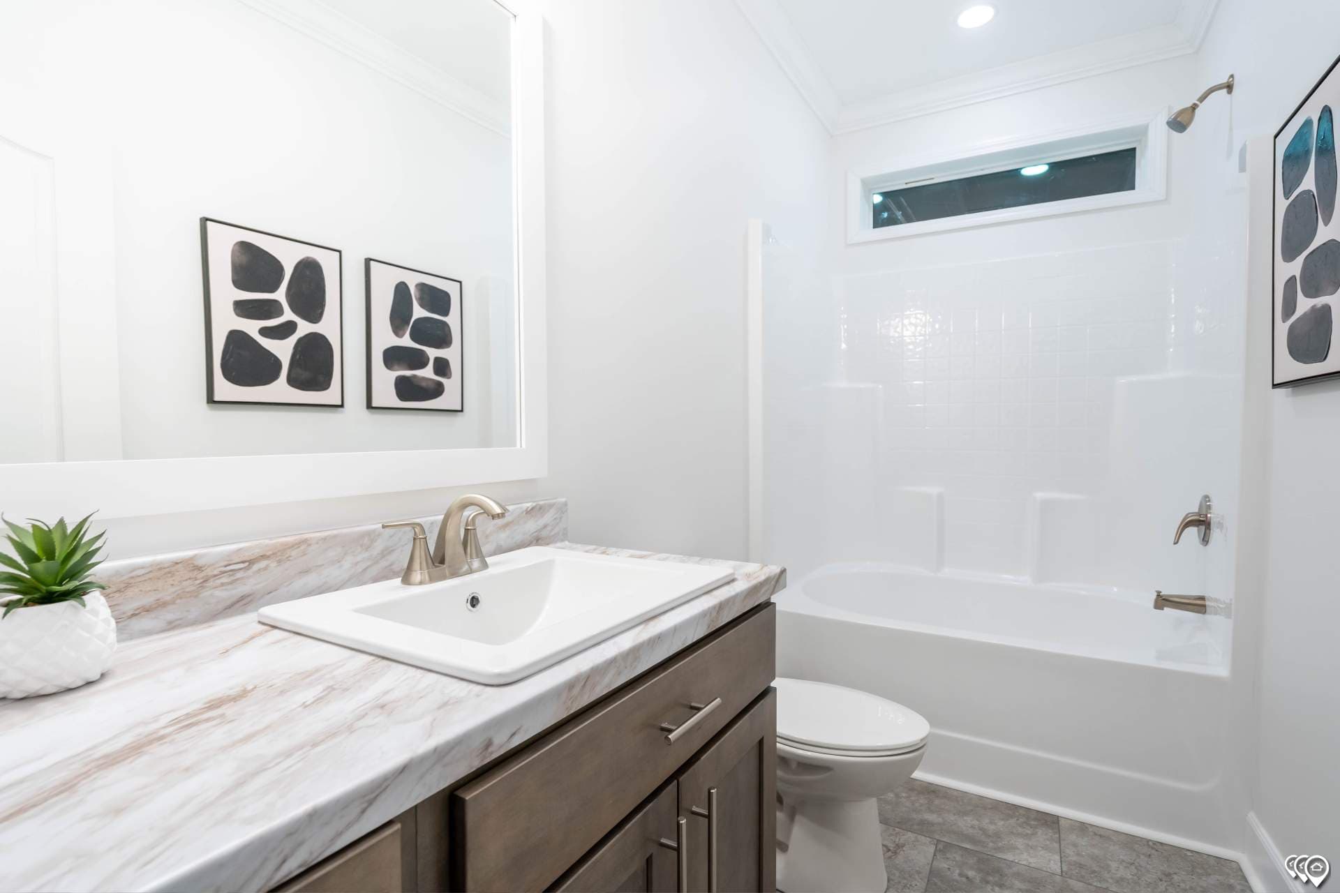 The lost creek bathroom home features