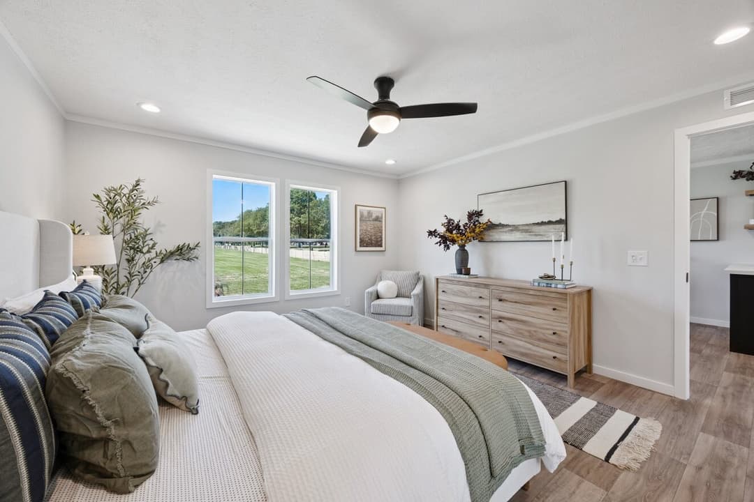 Axis bedroom home features