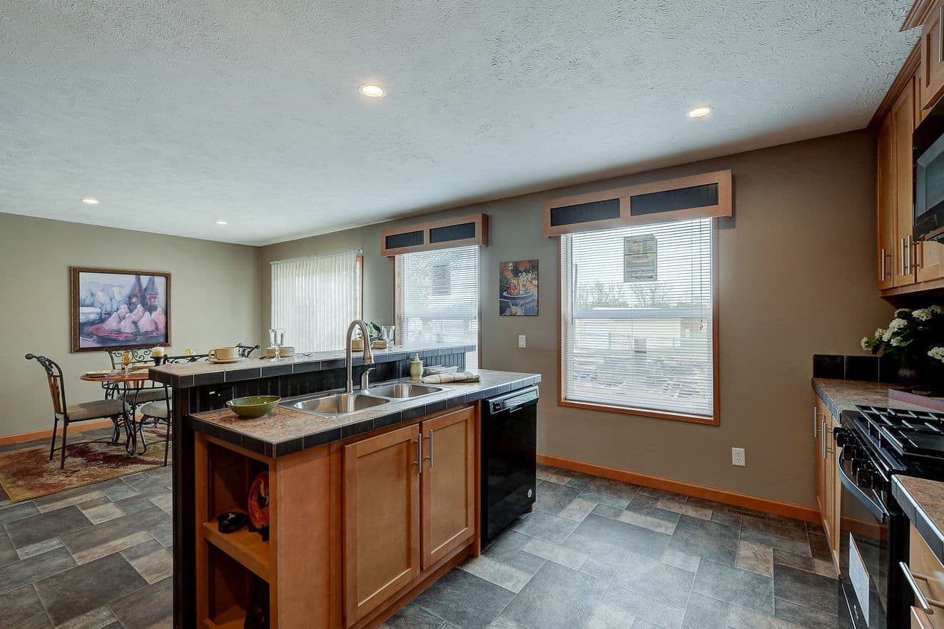 The danbury 184001 kitchen home features