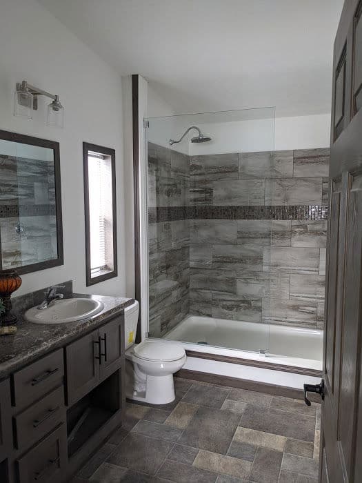 The harrison 184026 bathroom home features