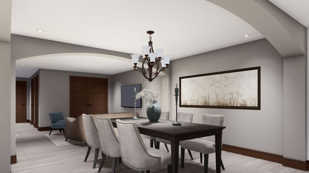 Model 16 interior home features