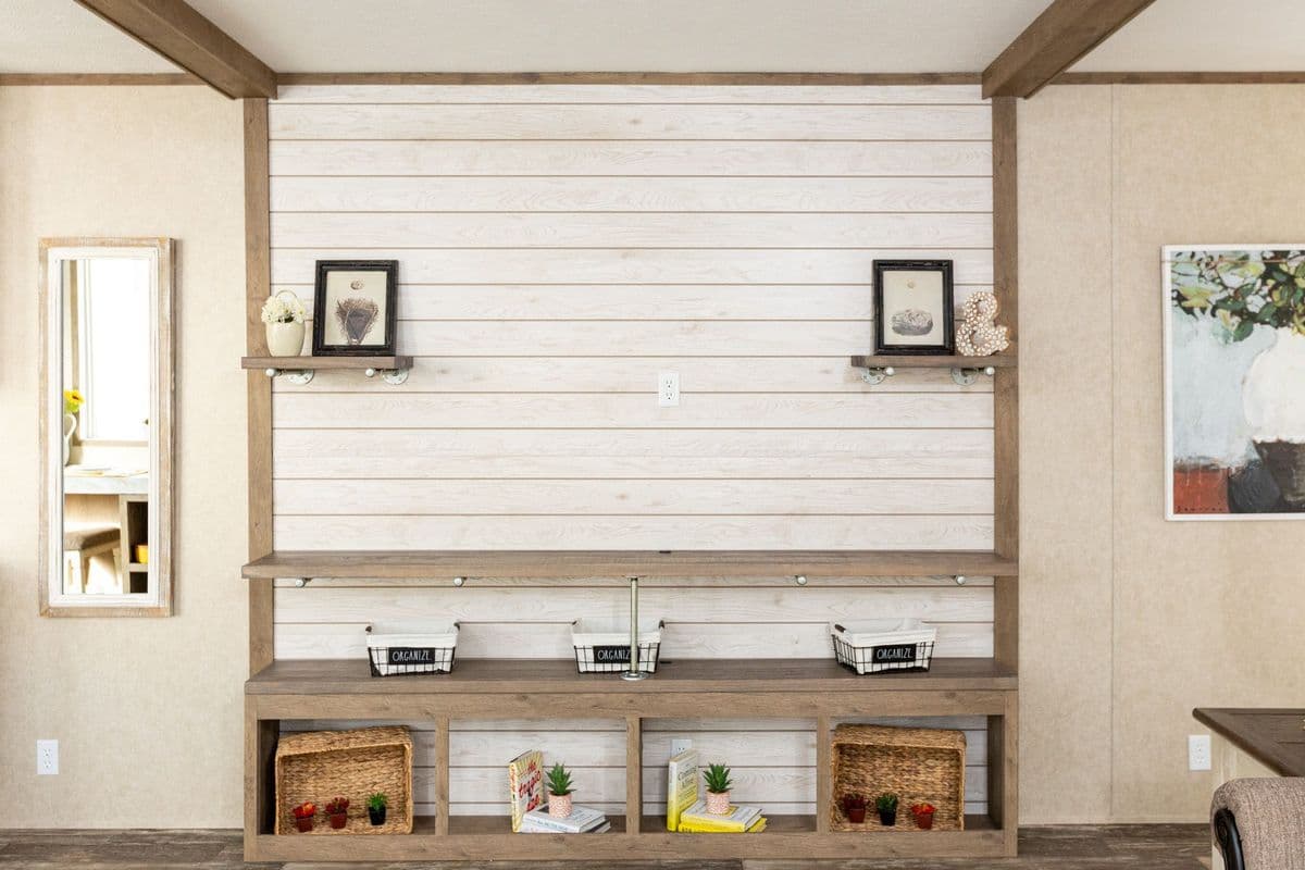 The ranch house interior home features