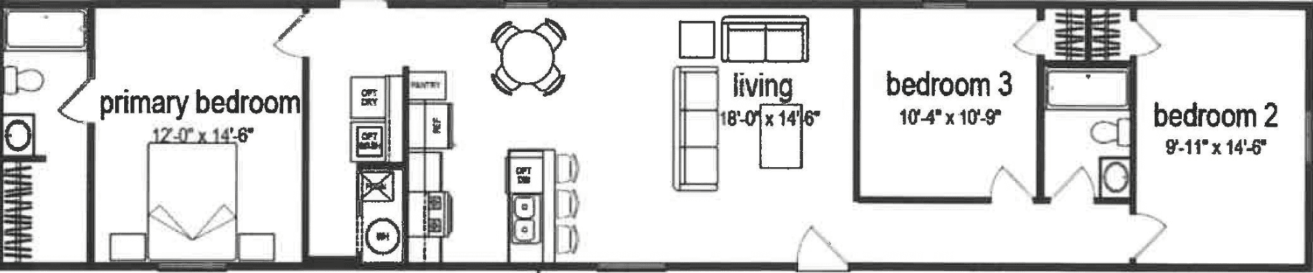 Sandhills 1676h32p01 floor plan home features