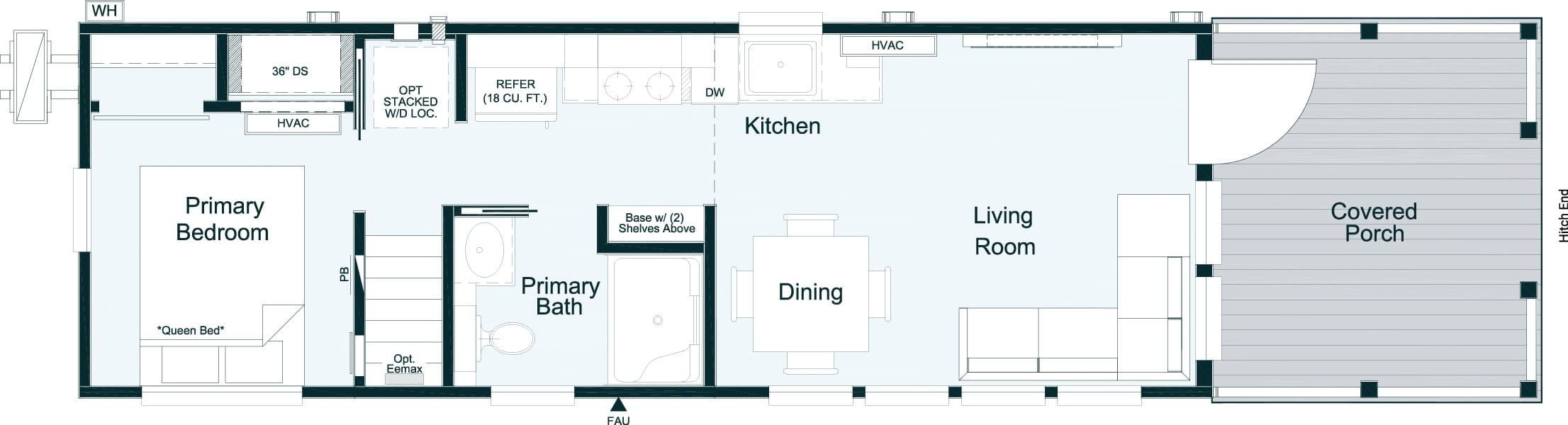 Coldwater floor plan home features