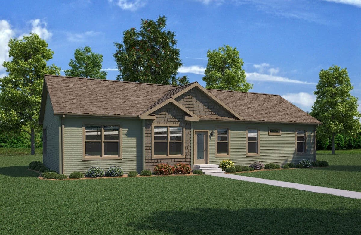 La bella casa ranch 2p2801-r elevation and exterior home features