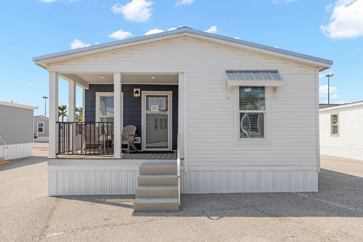 Sanibel elevation and exterior home features