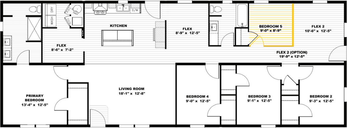 Hey jude floor plan home features