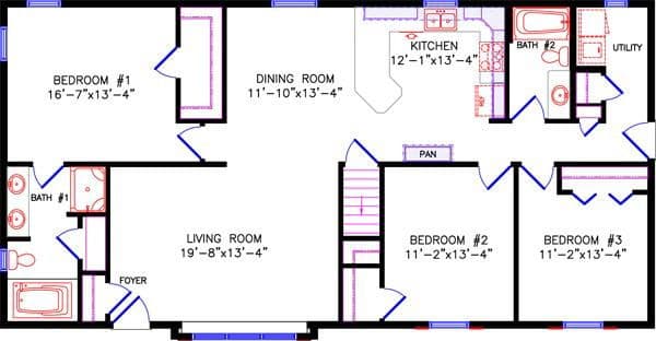 Limited 5115 floor plan home features