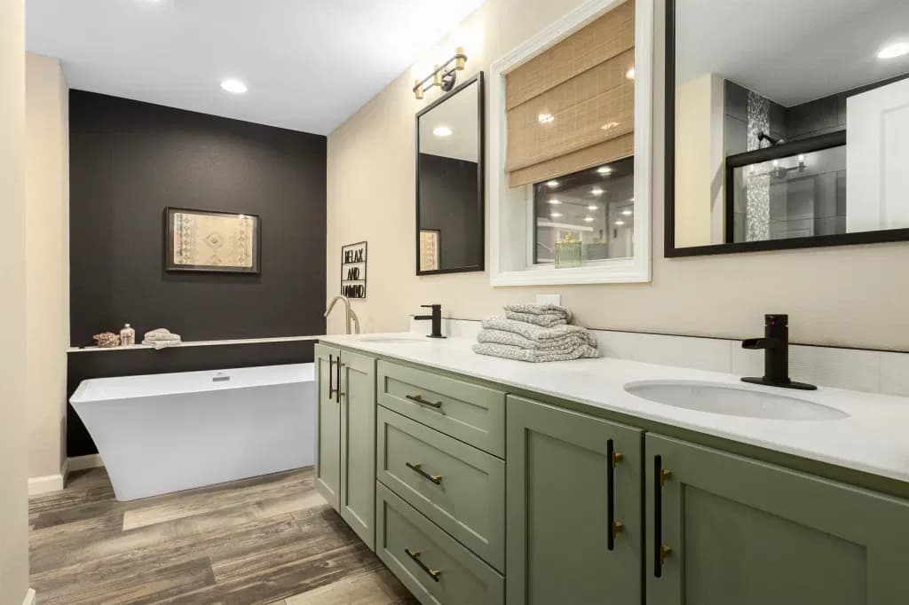 Landmark millenian bathroom home features