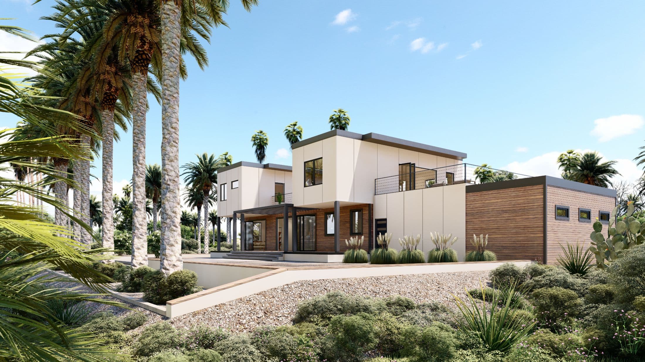 Model 30 exterior home features