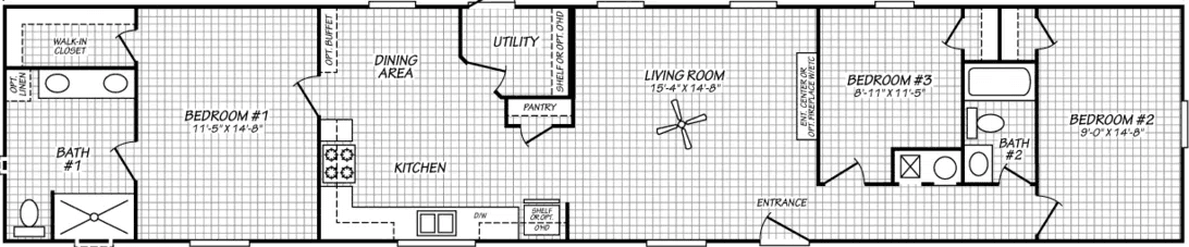 Valu premier 16763g floor plan home features