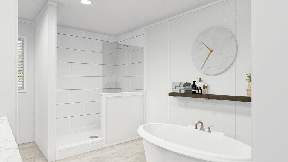 The reserve 52 bathroom home features