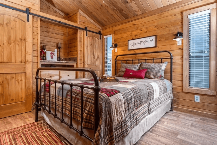 Meadow view bedroom home features