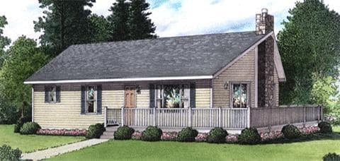 River valley hero, elevation, and exterior home features