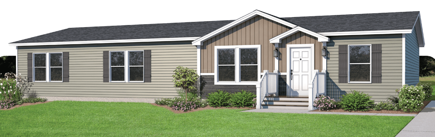 Paris elevation, hero, and exterior home features