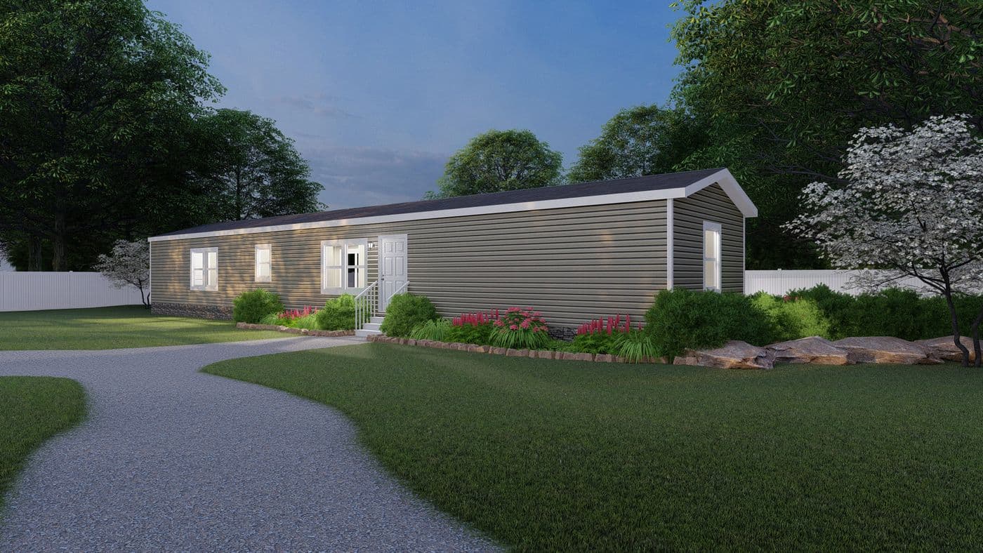 Anniversary entertainer elevation and exterior home features