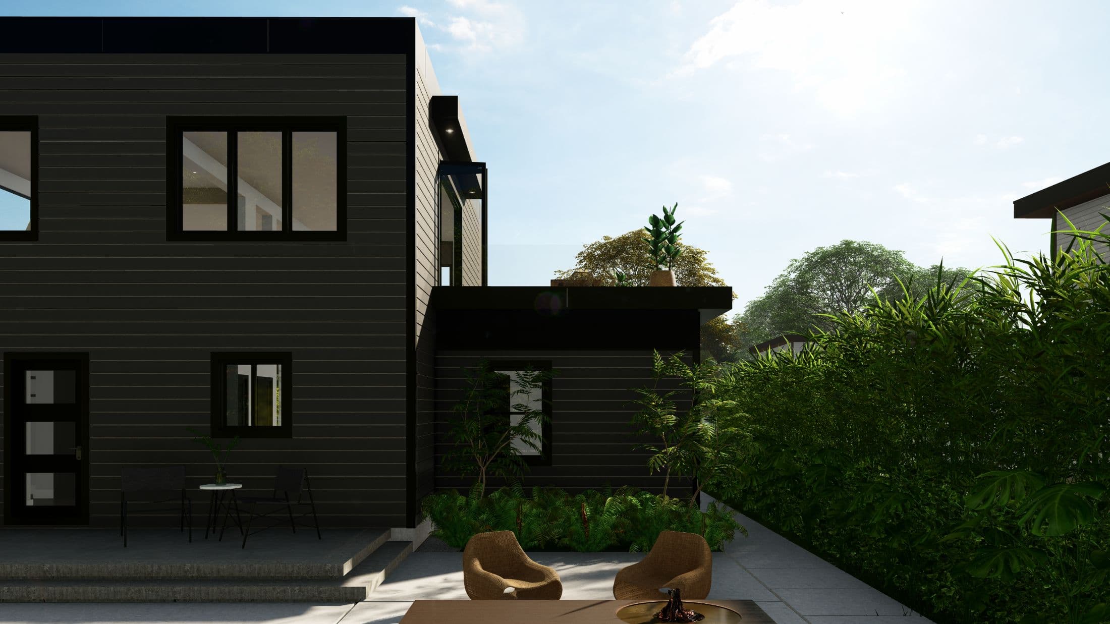 Model 19 exterior home features