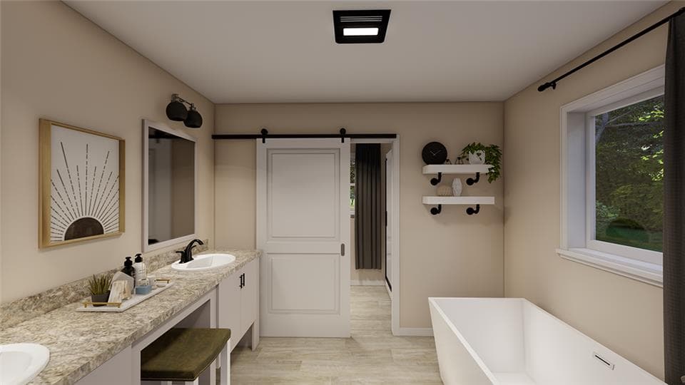 Evolution series amber bathroom home features