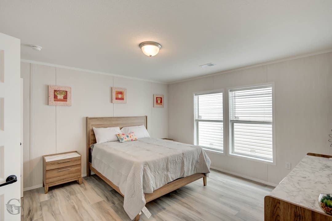 The thaddeus bedroom home features