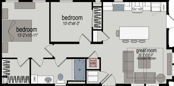 Gs 790 adu floor plan home features