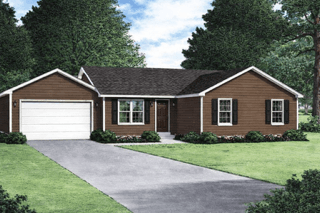 Berkshire hero, elevation, and exterior home features