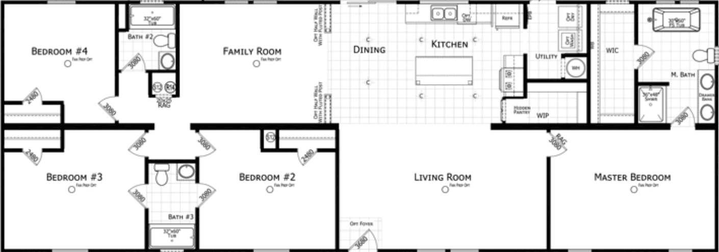 Mcrae floor plan home features
