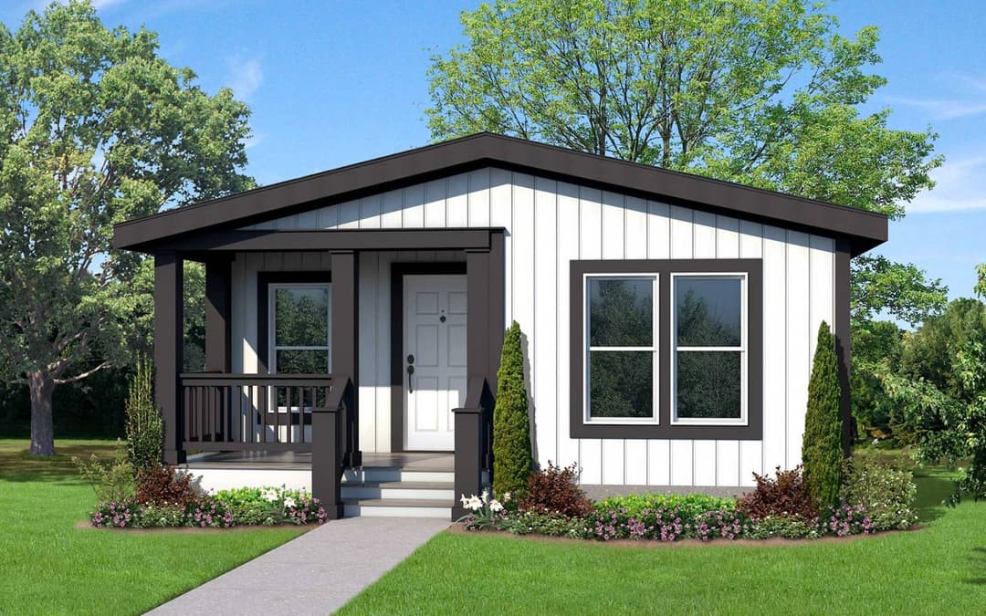 The sonoma elevation and exterior home features