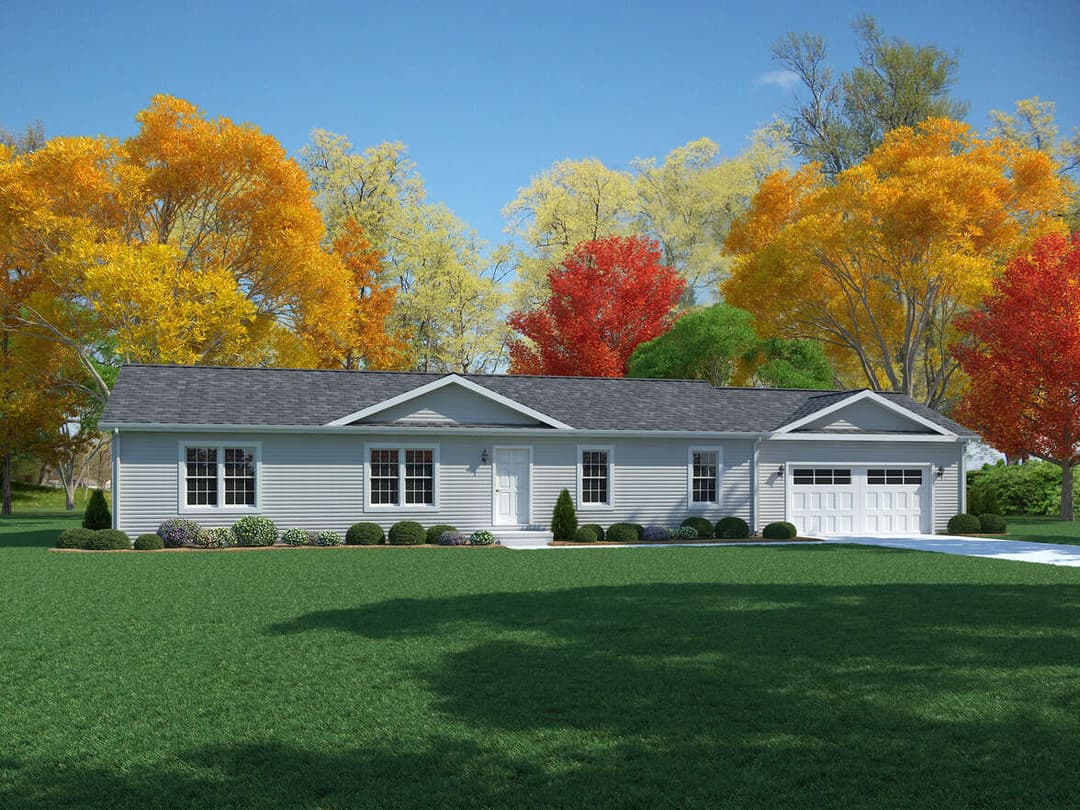 Newport 92574k elevation and exterior home features